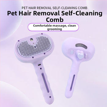 Piiriülene lemmikloomade kammpihusti kassidele Lemmikloomatarbed Lendavate karvadeta nõelkamm Lemmikloomade kamm Kasside kamm