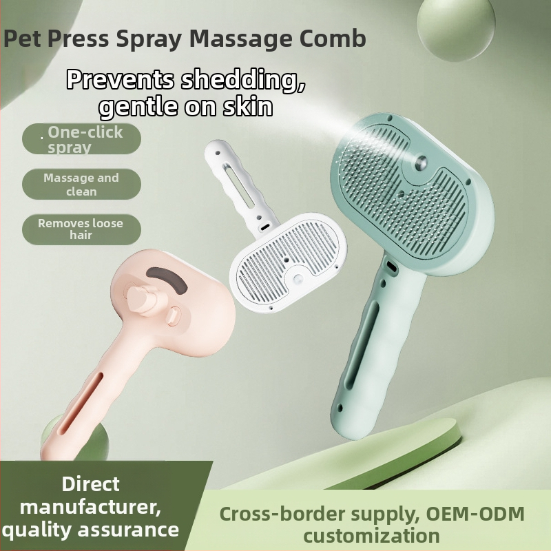 Piiriülene lemmikloomade kammpihusti kassidele Lemmikloomatarbed Lendavate karvadeta nõelkamm Lemmikloomade kamm Kasside kamm