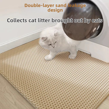 Μαντηλάκι άμμου γάτας Λεκάνη άμμου γάτας Αντιπυρετικό χαλάκι Αντι-πιτσιλιστικό Φίλτρο διπλής στρώσης Υπερμεγέθη χαλάκι ελέγχου διαρροών Προϊόντα για κατοικίδια χονδρικής
