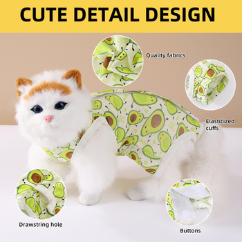 Тънки дрехи за домашни любимци, дрехи за кученца и котки, чиста памучна флорална пола, сини и сребристи, плавно движещи се дрехи за малки кучета