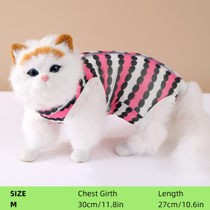 Тънки дрехи за домашни любимци, дрехи за кученца и котки, чиста памучна флорална пола, сини и сребристи, плавно движещи се дрехи за малки кучета