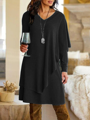 Európa és az Egyesült Államok határokon átnyúló külkereskedelme Amazon Wal-Mart tavasz és ősz új szexi európai és amerikai dögös lány magas elasztikus egyszínű női ruha