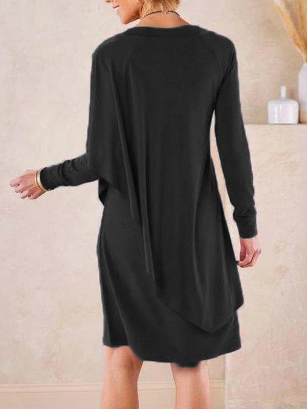 Európa és az Egyesült Államok határokon átnyúló külkereskedelme Amazon Wal-Mart tavasz és ősz új szexi európai és amerikai dögös lány magas elasztikus egyszínű női ruha