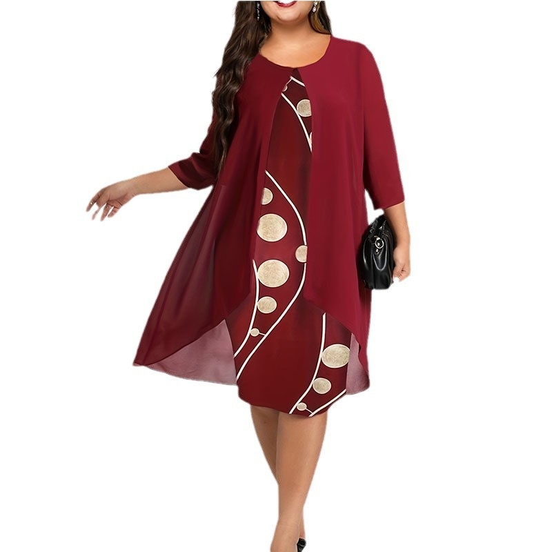 Ekspordi originaalsed piiriülesed naisterõivad, suured paksud kleidiplahvatused, Amazoni originaalse disainiga keepkleit