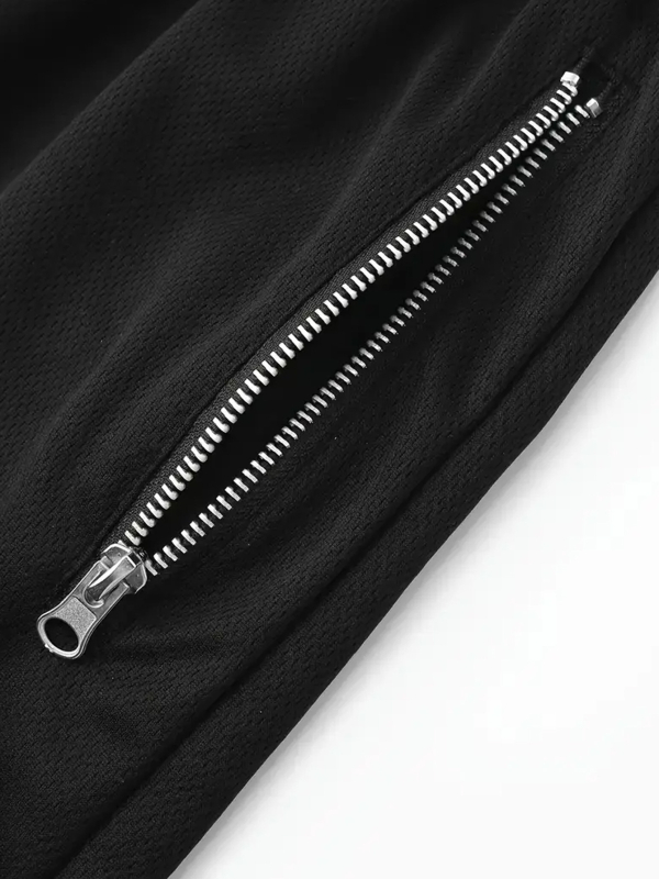 Мъжки спортни баскетболни шорти с голям размер, тънки мрежести, за мускулна фитнес, бягане, дишащи шорти