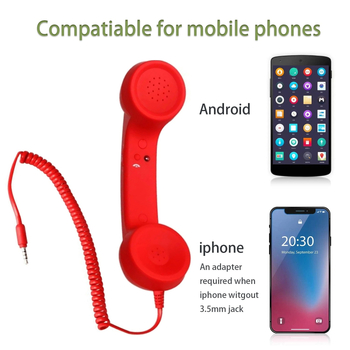 Klassikaline mobiiltelefoni antiikne kõrvaklapp 10 värvi valikuline rasedatele naistele kiirgusvastane retro mobiiltelefoni suur kõrvaklappide tootja laos