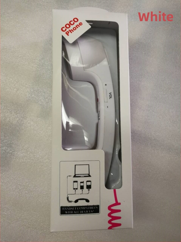 Klassikaline mobiiltelefoni antiikne kõrvaklapp 10 värvi valikuline rasedatele naistele kiirgusvastane retro mobiiltelefoni suur kõrvaklappide tootja laos