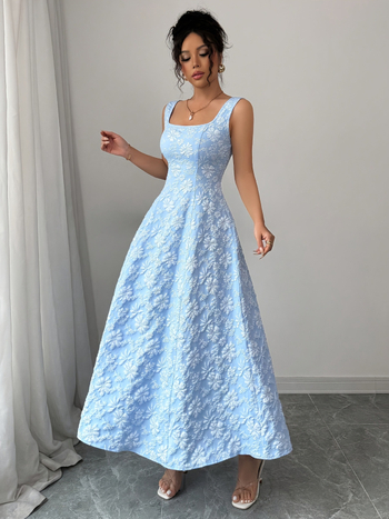 Amazon határokon átnyúló európai és amerikai harisnyatartós ruha, nyári új francia vékony textúrájú anyagból készült elegáns ruha