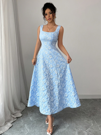 Amazon határokon átnyúló európai és amerikai harisnyatartós ruha, nyári új francia vékony textúrájú anyagból készült elegáns ruha