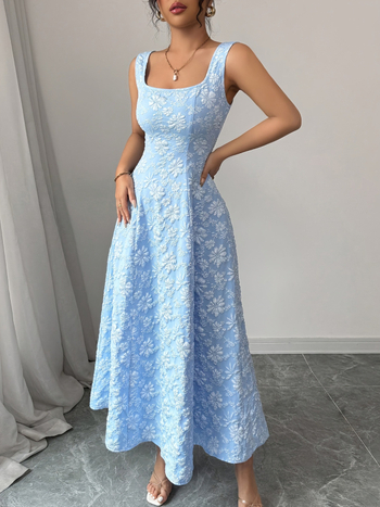 Amazon határokon átnyúló európai és amerikai harisnyatartós ruha, nyári új francia vékony textúrájú anyagból készült elegáns ruha