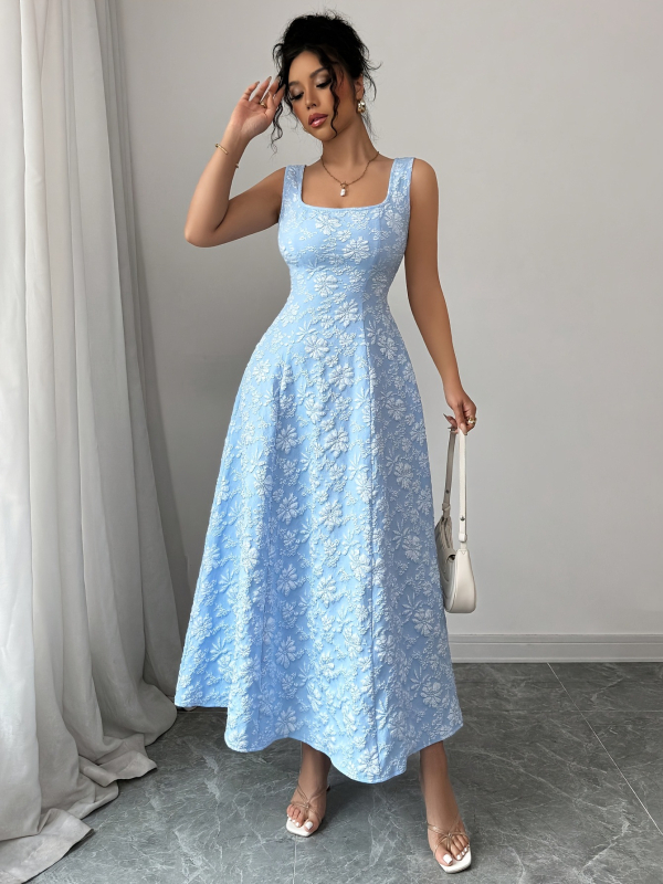 Amazon határokon átnyúló európai és amerikai harisnyatartós ruha, nyári új francia vékony textúrájú anyagból készült elegáns ruha