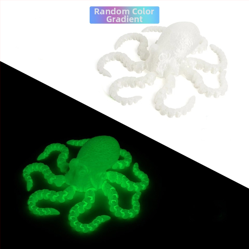 3D printanje hobotnice, igračke s pokretnim zglobom, ukrasnog seta hobotnice, velikog lignja, ukrasnog modela akvarija, hobotnice