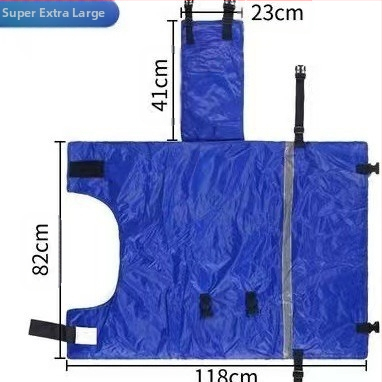 Vestă de vițel îngroșată, rezistentă la frig, vestă de vițel, caldă, impermeabilă, din bumbac, haine de fermă pentru vițel, haine de izolare pentru vițel