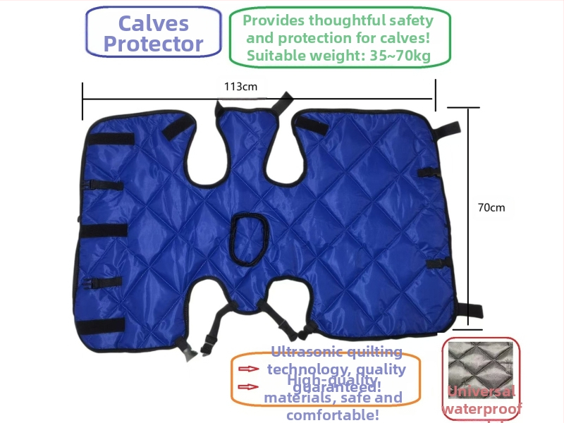 Teļa veste Teļa sabiezēta aukstumizturīga veste Teļa silts ūdensnecaurlaidīgs kokvilnas apģērbs Teļa fermas teļa izolācijas apģērbs