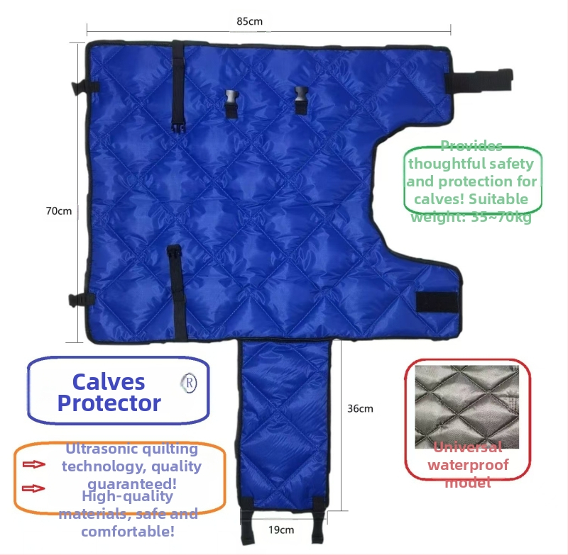 Teļa veste Teļa sabiezēta aukstumizturīga veste Teļa silts ūdensnecaurlaidīgs kokvilnas apģērbs Teļa fermas teļa izolācijas apģērbs