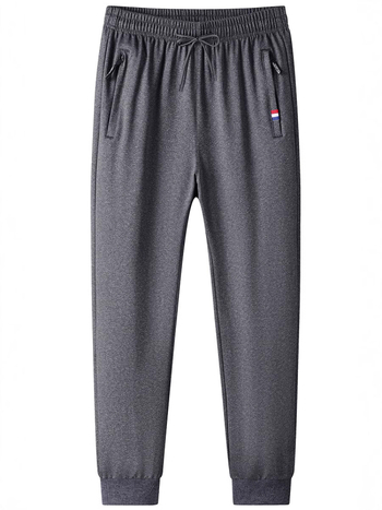 Férfi nadrágok Tavaszi és őszi laza, rugalmas sportnadrág Férfi pamut egyenes szárú férfi lezser nadrág All-meccs sportnadrág