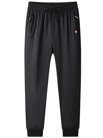 Férfi nadrágok Tavaszi és őszi laza, rugalmas sportnadrág Férfi pamut egyenes szárú férfi lezser nadrág All-meccs sportnadrág