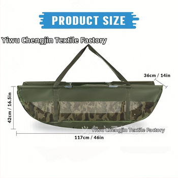 Kokkupandav kalapüügi kaalumisvõrkkott, kerge ja kulumiskindel mõõtekott, kalastustarbed