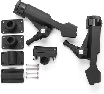 Õngevarda alus lisatarvikutega, õngehoidik, pööratav süsinikmaterjalist süsta jaoks