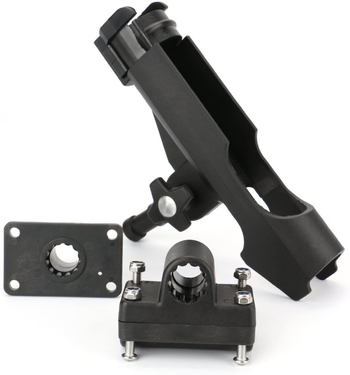 Õngevarda alus lisatarvikutega, õngehoidik, pööratav süsinikmaterjalist süsta jaoks