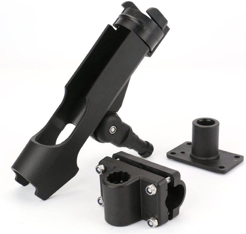 Õngevarda alus lisatarvikutega, õngehoidik, pööratav süsinikmaterjalist süsta jaoks