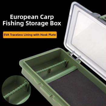 Трансгранична преносима мощна кутия за риболов на коне в европейски стил, кутия за съхранение на подводка, европейска група за риболов на шаран, аксесоари, кутия за съхранение на риболовни принадлежности на едро