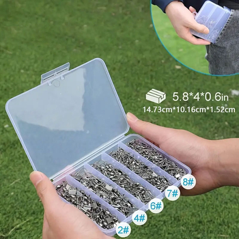 210 кутии с осем-пръстенови конектори с форма на вирбел, B-тип щифтов конектор с 8-пръстена, риболовни аксесоари на едро