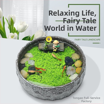Senovinis metodas, cilindras, mikropeizažas, pasaka, kraštovaizdžio papuošalai, maži namų ūkiai, kūrybingi ekologiški vandens augalai, dekoratyviniai hidroponiniai augalų peizažai