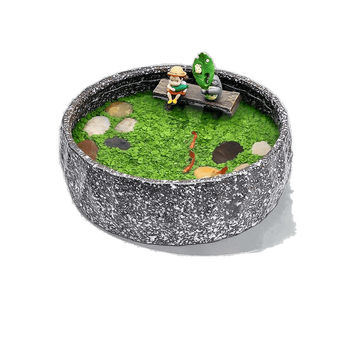 Senovinis metodas, cilindras, mikropeizažas, pasaka, kraštovaizdžio papuošalai, maži namų ūkiai, kūrybingi ekologiški vandens augalai, dekoratyviniai hidroponiniai augalų peizažai