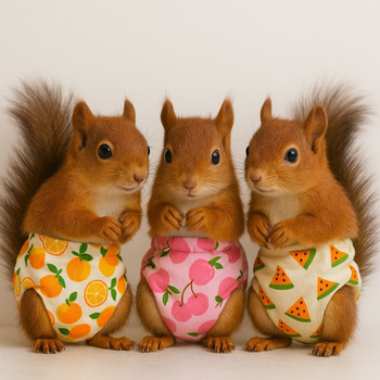 Új, határokon átnyúló mókusoknak való mosható pelenkák, pelenkák, kisállat-kirándulási kellékek képzéshez, tisztításhoz és vízfelvételhez