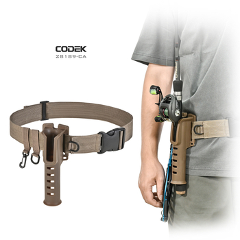 28189 CODEK [meškerės diržo laikiklis] „Luya“ meškerės diržo laikiklis, pakabinamas ant juosmens, žvejybos įrangos sagtis