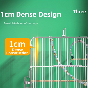 Κλουβί πουλιών παπαγάλων με δέρμα τίγρης, μεγάλο κλουβί πουλιών με παιωνία Xuanfeng, μεταλλικό κλουβί αναρρίχησης με οριζόντιο μετάξι για αναπαραγωγή πουλιών