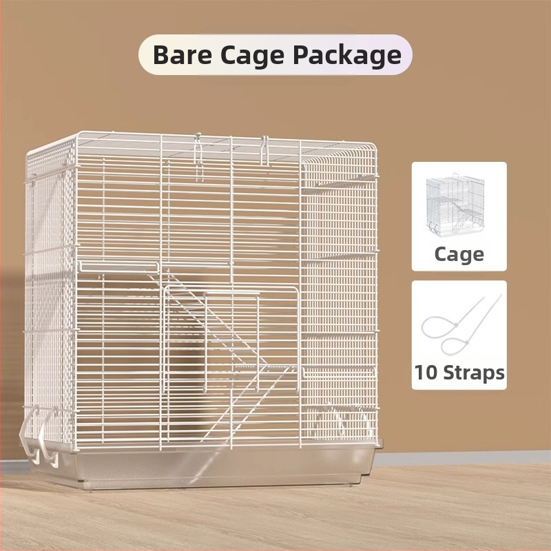 Tigrisbőr papagáj madárkalitka Xuanfeng bazsarózsa nagy villa madárkalitka fém madártenyésztés vízszintes selyem megfigyelő mászóketrec