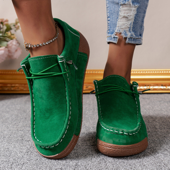 Amazoni Euroopa ja Ameerika väliskaubanduse uued pluss-suuruses naistekingad, lamedad lõuendkingad, laisad libisemiskindlad vabaajakingad