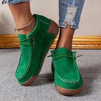 Amazon European and American Foreign Trade Νέα plus size γυναικεία παπούτσια φλατ καμβά παπούτσια Lazy Slip-on casual παπούτσια