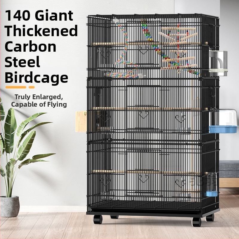 Lu f голяма луксозна клетка за папагал орехче осем тигрова кожа xuanfeng божур клетка за птици развъждане огромен дом