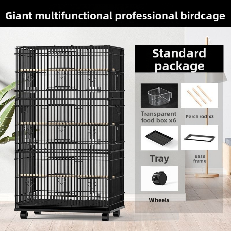 Lu f голяма луксозна клетка за папагал орехче осем тигрова кожа xuanfeng божур клетка за птици развъждане огромен дом