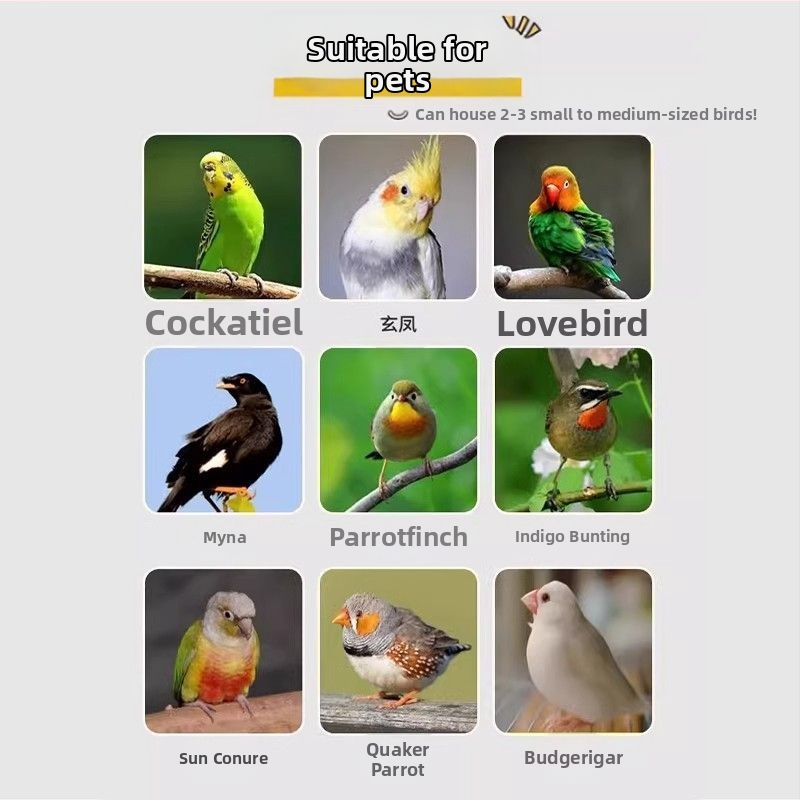 Paukščių narvelis, papūgos narvelis, „Bage Xuanfeng“ tigro odos ypatingas didelis vilos siuvinėjimas, bijūnas, mažas saulės paukščių narvelis, namų apyvokos reikmenys