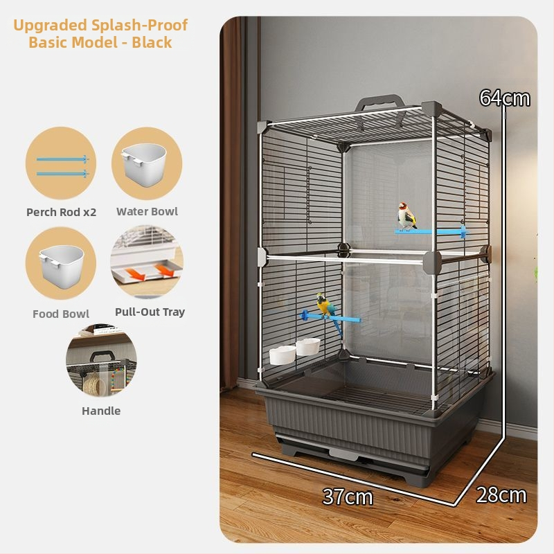 Paukščių narvelis, papūgos narvelis, „Bage Xuanfeng“ tigro odos ypatingas didelis vilos siuvinėjimas, bijūnas, mažas saulės paukščių narvelis, namų apyvokos reikmenys