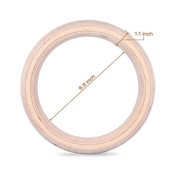 Mediniai žiedai fitnesui patalpose, gimnastikos žiedai, buitiniai sportiniai prisitraukimų žiedai, reguliuojami žiedai