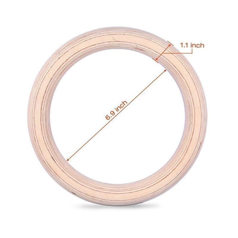 Mediniai žiedai fitnesui patalpose, gimnastikos žiedai, buitiniai sportiniai prisitraukimų žiedai, reguliuojami žiedai