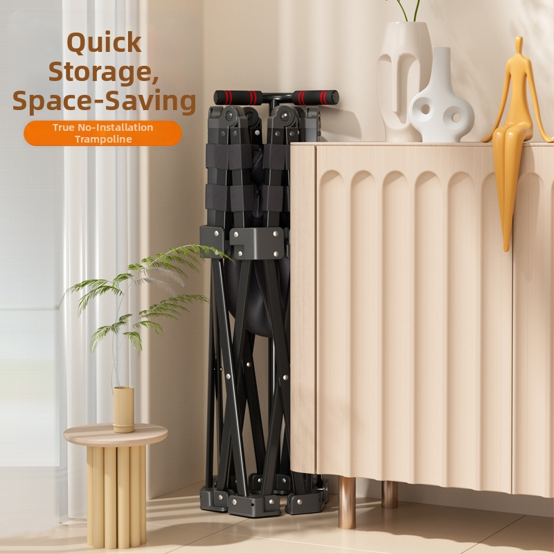 Сгъваем батут с едно щракване за домашна употреба, детски батут, бебешко легло за скачане, фитнес оборудване за дома, сгъваем батут