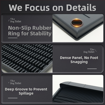 Τουαλέτα σκύλου Golden Retriever, αδιάβροχη, για μικρά, μεσαία και μεγάλα σκυλιά, με επίπεδη επιφάνεια και δυνατότητα έκπλυσης
