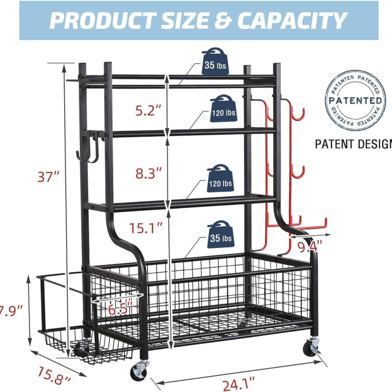 Jógaszőnyeg tároló állvány Kosárlabda állvány Habszivacs tengely Családi sportok Sporteszközök Fitneszfelszerelések Multifunkcionális tároló állvány