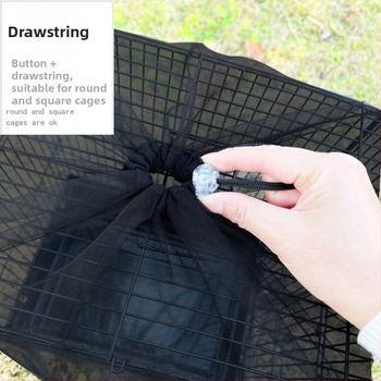 Κάλυμμα κλουβιού πουλιών κατά των πιτσιλιών Κάλυμμα υφάσματος κλουβιού Καλύμματα ρούχων κλουβιού Κάλυμμα πουλιών Κάλυμμα γάζας Δίχτυ κλουβιού κατά των πιτσιλιών Αναπνέον κορδόνι περίσφιξης Πλήρες