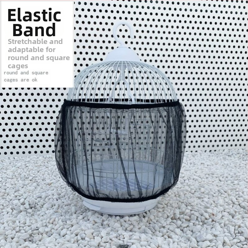 Madárkalitka fröccsenésgátló takaró Madárkalitka szövettakaró kalitka ruhatakarók Madártakaró géztakaró kalitka fröccsenésgátló háló légáteresztő húzózsinóros teljes értékű