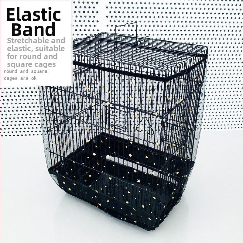 Madárkalitka fröccsenésgátló takaró Madárkalitka szövettakaró kalitka ruhatakarók Madártakaró géztakaró kalitka fröccsenésgátló háló légáteresztő húzózsinóros teljes értékű