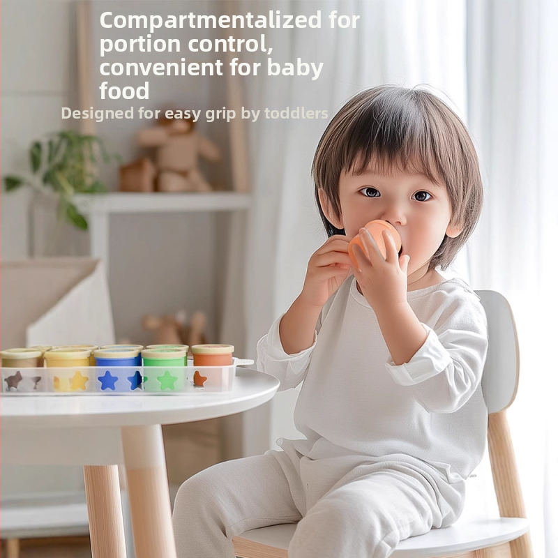 Силиконова кутия за сос за еднократна употреба, кутия за хранителни добавки, съхранение на бебешка храна, форма за готвене на пара, купа за хранителни добавки, преносим сос за потапяне