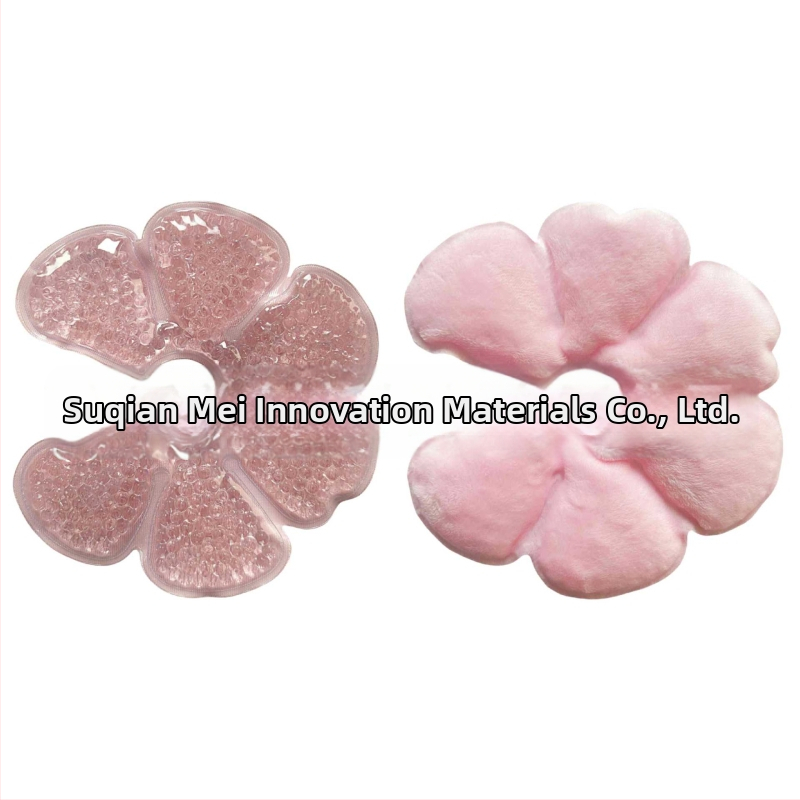 Топъл и студен компрес за гърди Екологични PVC мъниста Пластир за гърди Топъл и студен Двойно предназначение Охлаждащо Облекчение Мляко Увеличава Студен и горещ компрес Леден компрес Пластир за Мляко