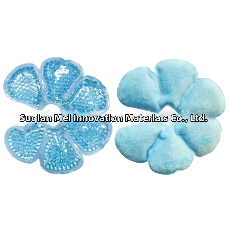 Топъл и студен компрес за гърди Екологични PVC мъниста Пластир за гърди Топъл и студен Двойно предназначение Охлаждащо Облекчение Мляко Увеличава Студен и горещ компрес Леден компрес Пластир за Мляко